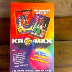 factory sealed box of 1994 KroMax basketball cards